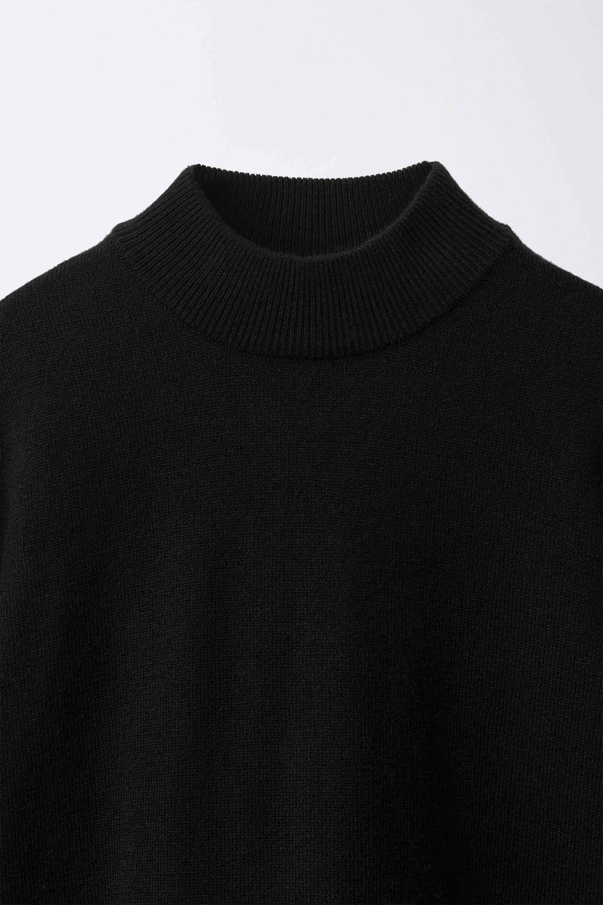 MOCK NECK KNIT JUMPER